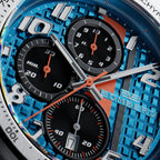 Apex Racing Men Quartz Blue Dial Chronograph Silicone Watch NT42CHSS.01-11.12