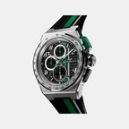 Apex Racing Men Quartz Black Dial Chronograph Silicone Watch NT42CHSS.01-2.12