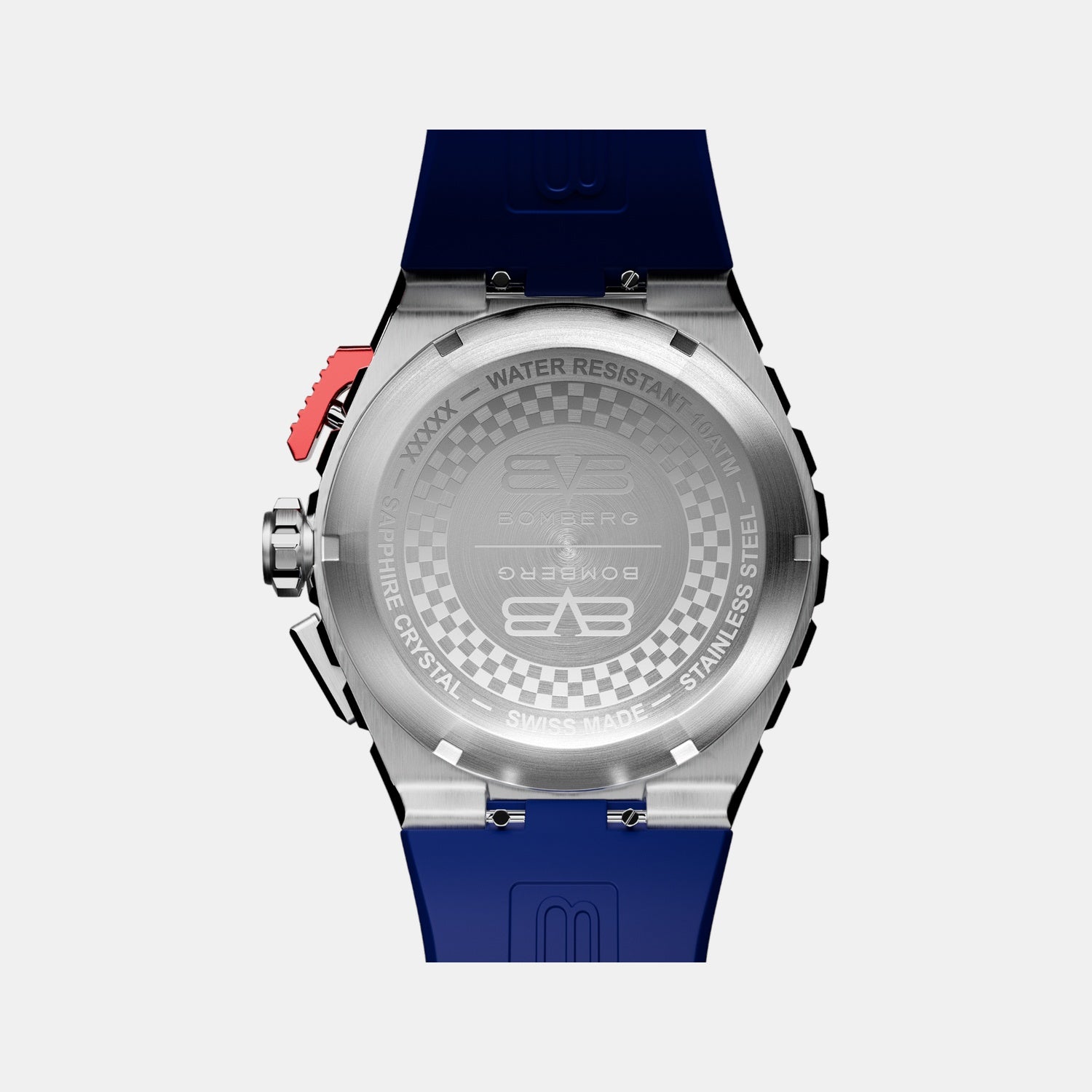 Apex Racing Men Quartz Blue Dial Chronograph Silicone Watch NT42CHSS.01-3.12