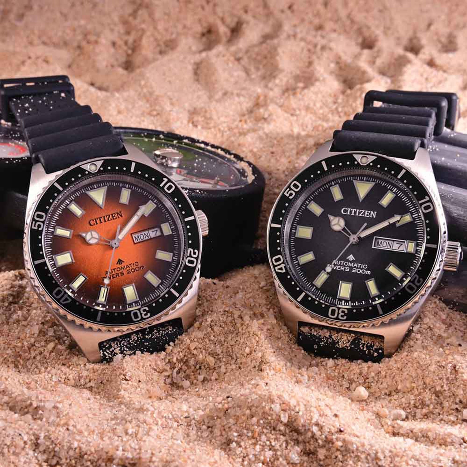 Promaster Men Automatic Black Dial Analog Rubber Watch NY0120-01E