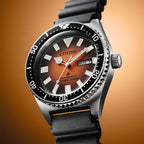 Promaster Men Automatic Orange Dial Analog Rubber Watch NY0120-01Z