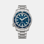 Promaster Men Automatic Blue Dial Analog Stainless Steel Watch NY0161-63L