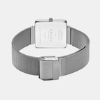 Kvadrat-Steel Women Quartz Black Dial Analog Stainless Steel Watch V236LXUUMU