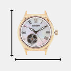 Women Automatic White Dial Analog Stainless Steel Watch PC1007-81D