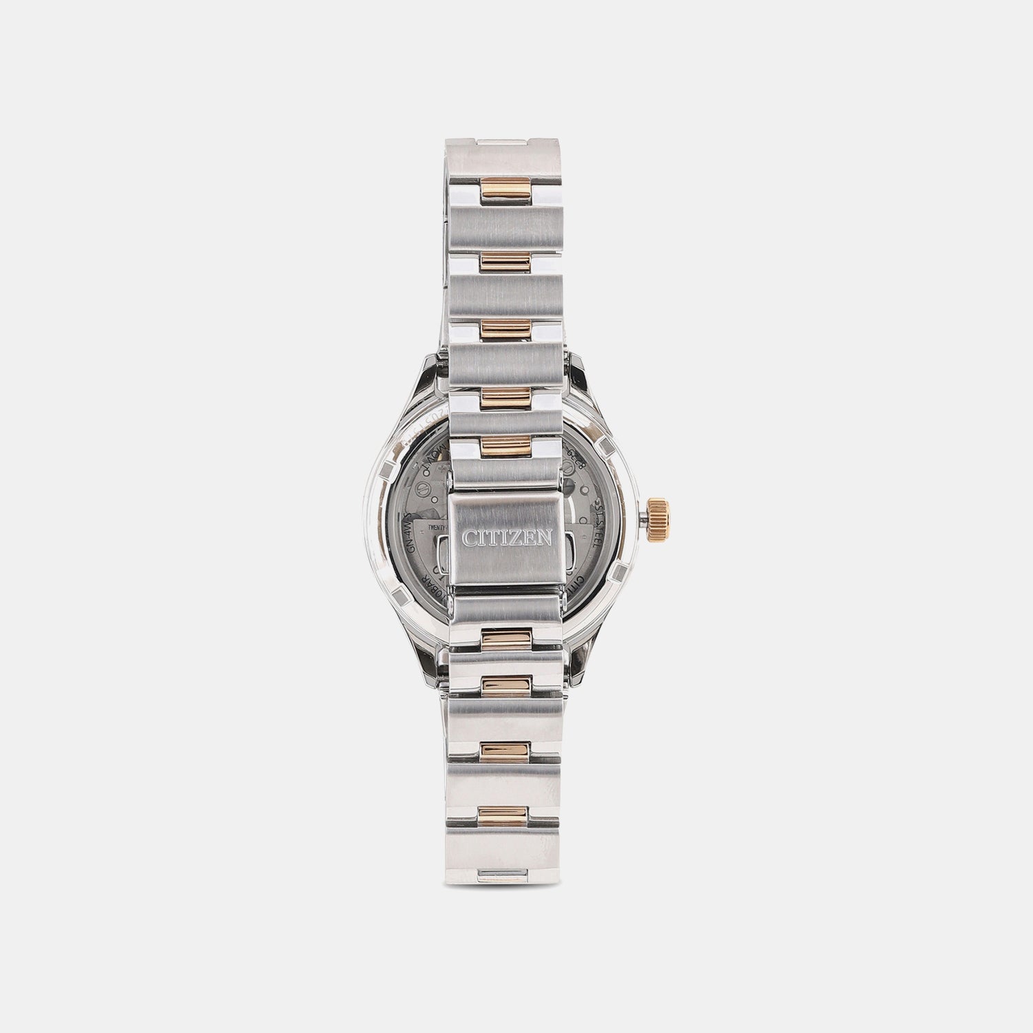 Women Automatic White Dial Analog Stainless Steel Watch PC1008-89A