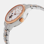 Skeleton Women Automatic Silver Dial Analog Stainless Steel Watch PC1009-78B