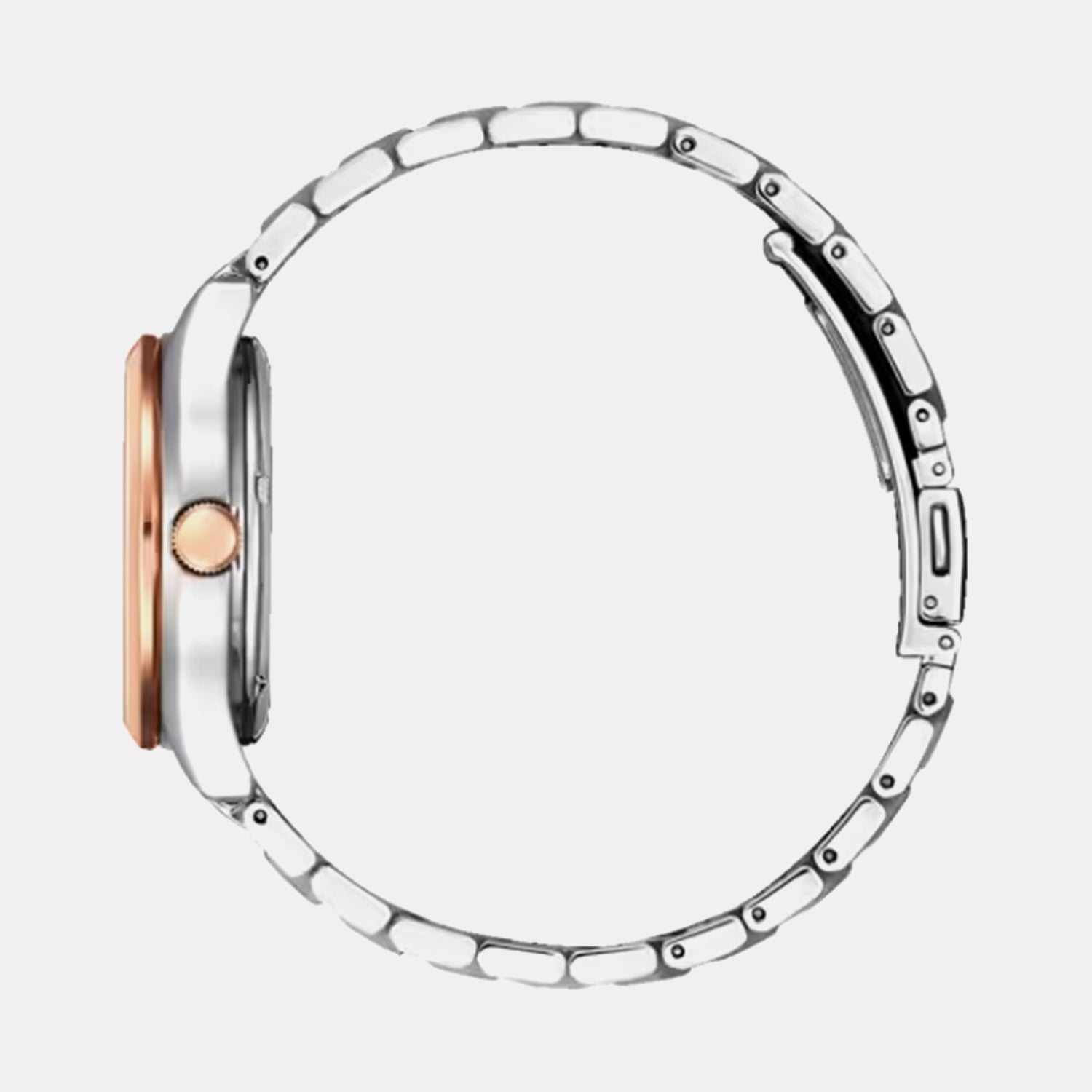 Skeleton Women Automatic Silver Dial Analog Stainless Steel Watch PC1009-78B