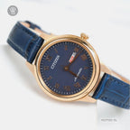 Women Automatic Blue Dial Analog Leather Watch PD7133-11L