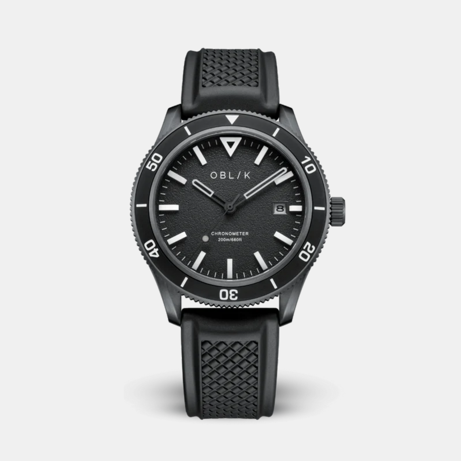 Phantom Men Automatic Black Dial Analog Silicone Watch