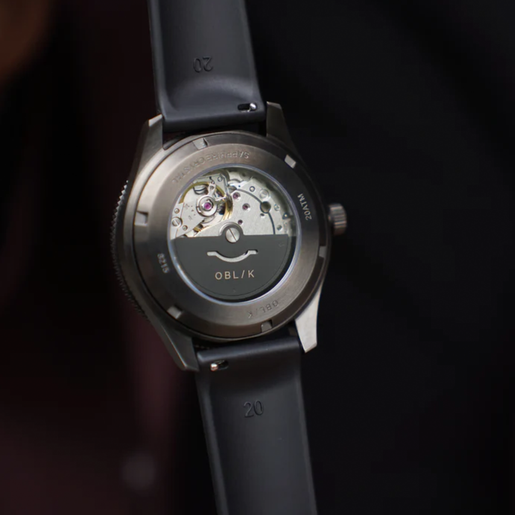 Phantom Men Automatic Black Dial Analog Silicone Watch