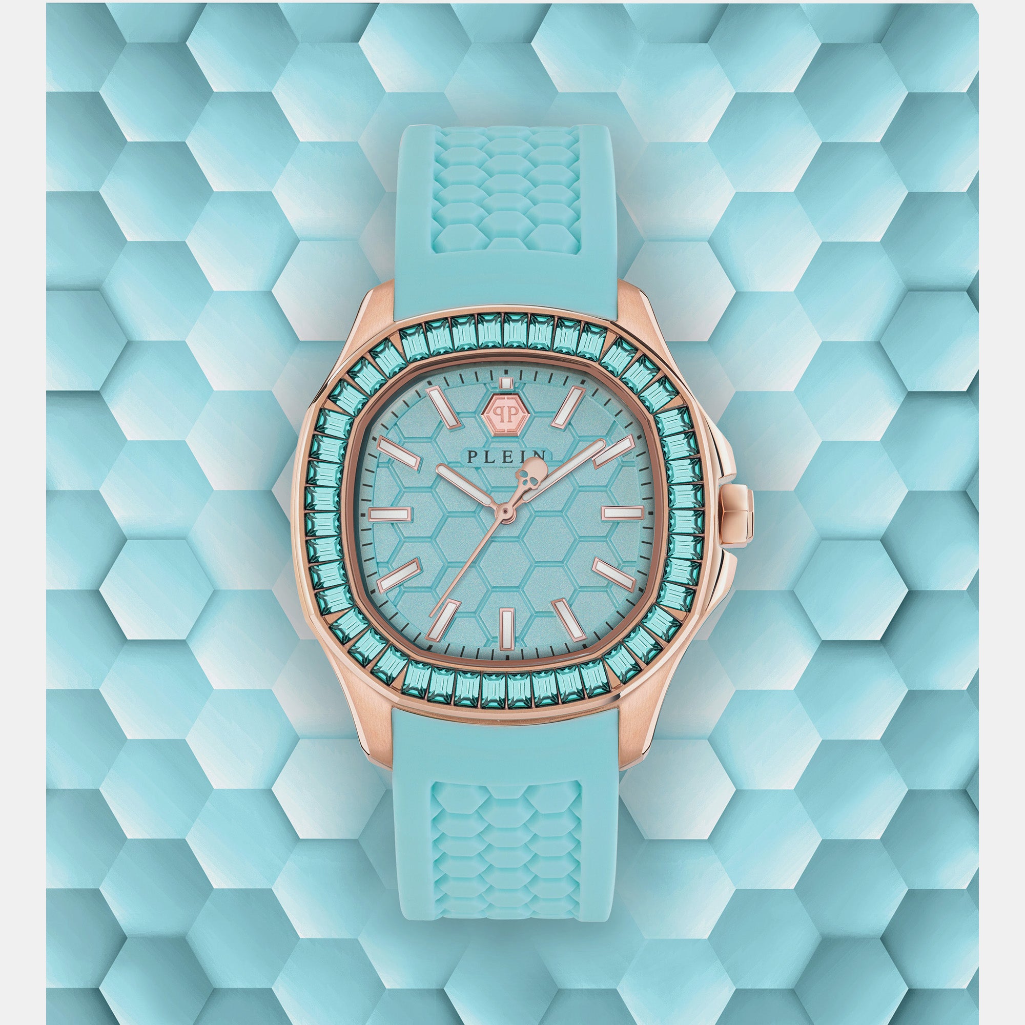 Philipp Plein Silicone Blue watch