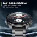 Pop Unisex Quartz Black Dial Digital Stainless Steel Watch POP 3R METALLIC BLACK