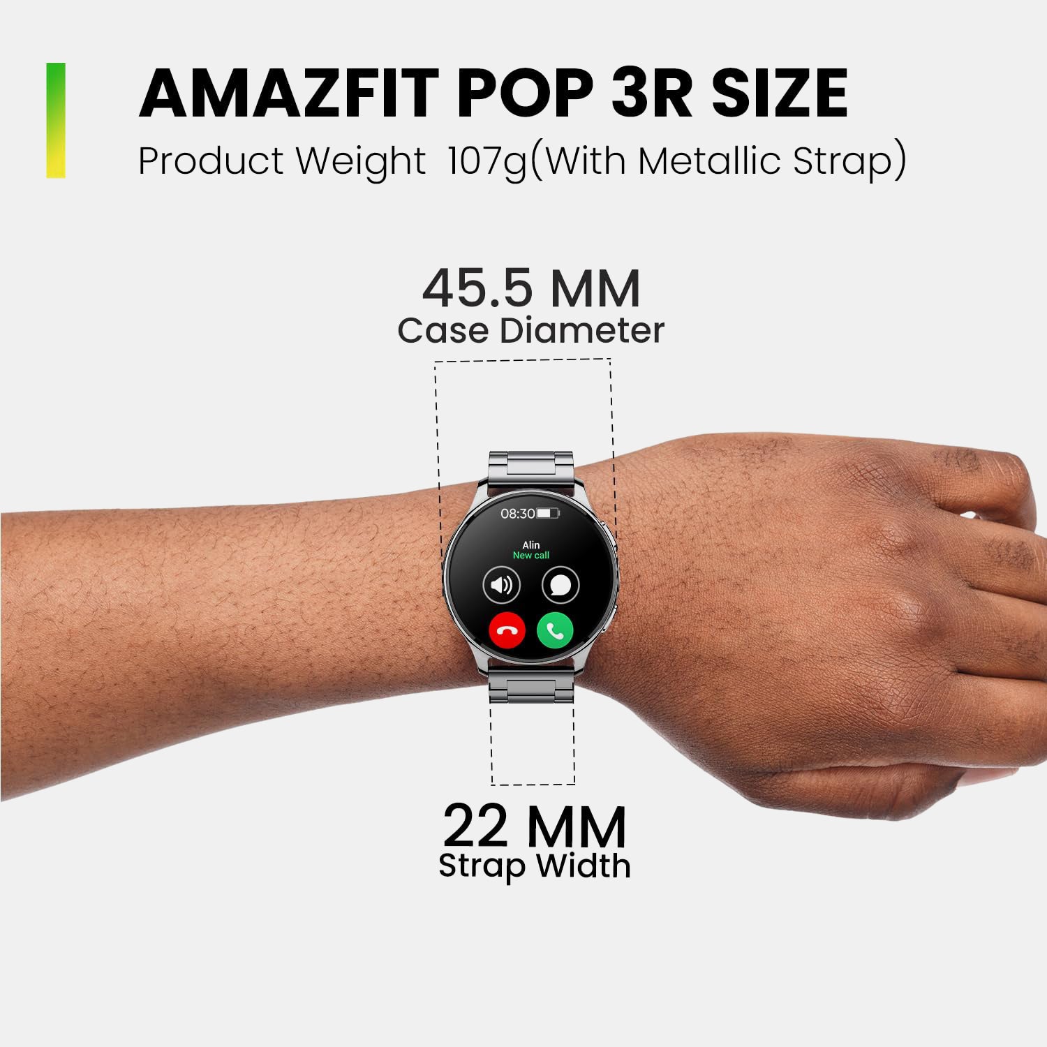 Pop Unisex Quartz Black Dial Digital Stainless Steel Watch POP 3R METALLIC BLACK
