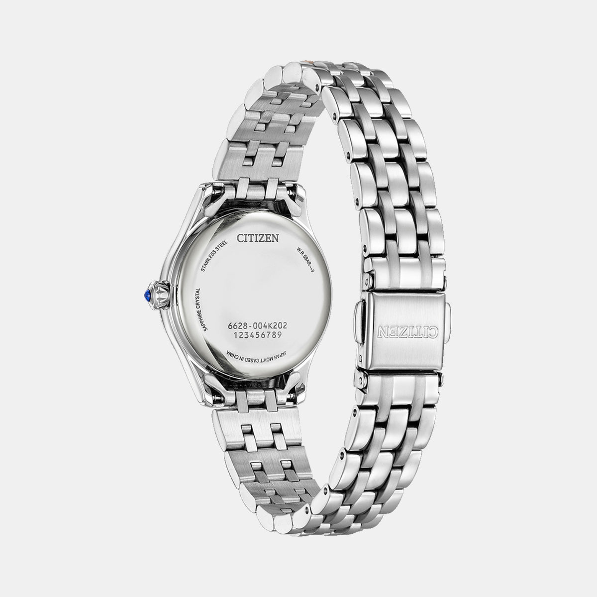 Women Automatic Blue Dial Analog Stainless Steel Watch PR1040-88N