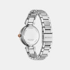Women Automatic Gold Dial Analog Stainless Steel Watch PR1054-67A