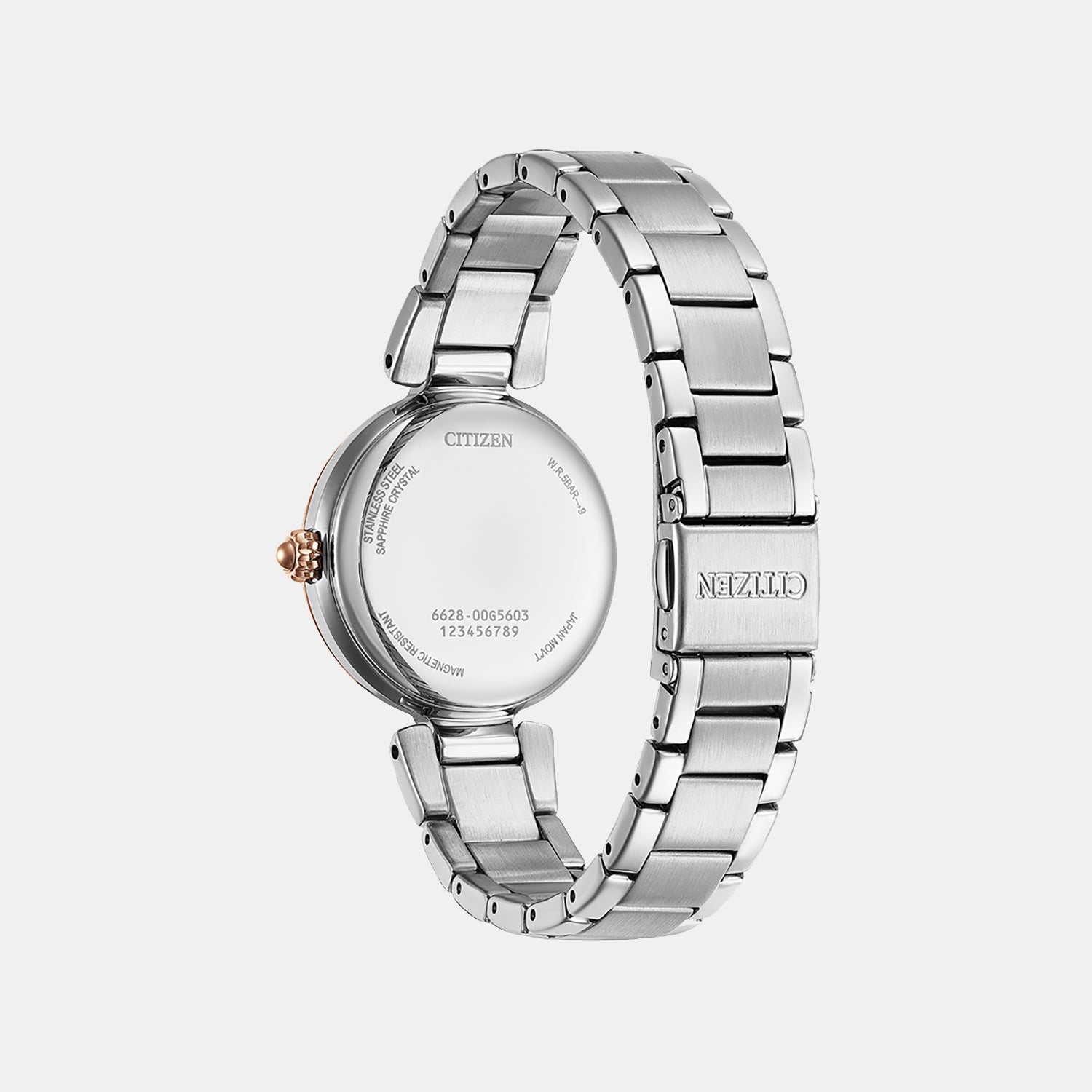Women Automatic Gold Dial Analog Stainless Steel Watch PR1054-67A