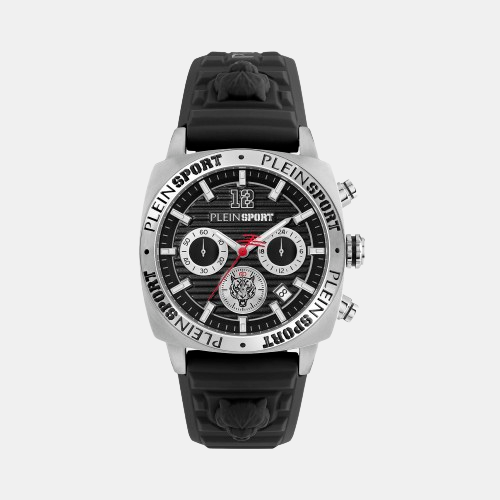 Plein Sports Round Black Chronograph watch