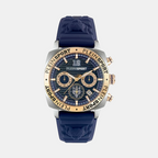 Plein Sports Round Blue Chronograph watch