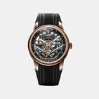 Pulse Men Automatic Rose Gold Dial Analog Silicone Watch Pulse Rose Gold