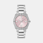 Women Quartz Pink Dial Analog Metal Watch PW1FA0125