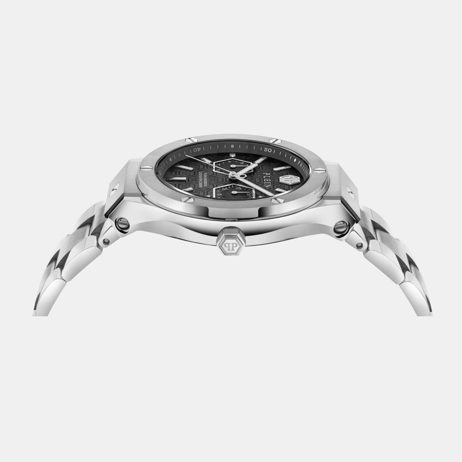 Men Quartz Silver Dial Analog Stainless Steel Watch PW1GA0326