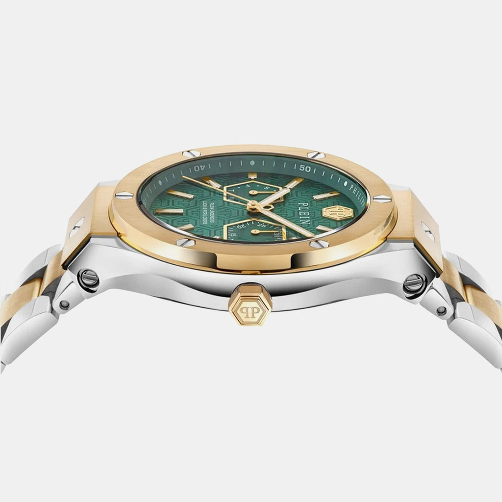 Men Quartz Green Dial Analog Stainless Steel Watch PW1GA0426