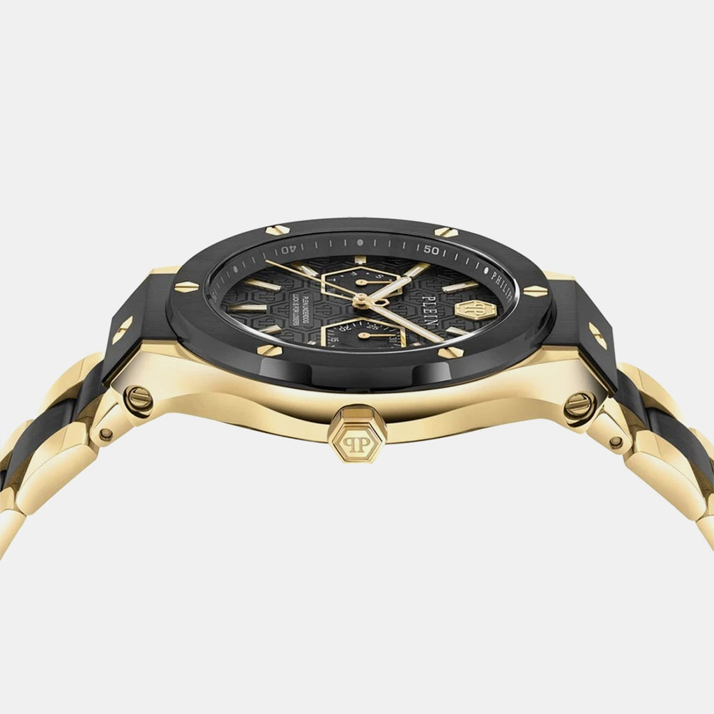Men Quartz Black Dial Analog Stainless Steel Watch PW1GA0626