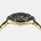 Men Quartz Black Dial Analog Stainless Steel Watch PW1GA0626