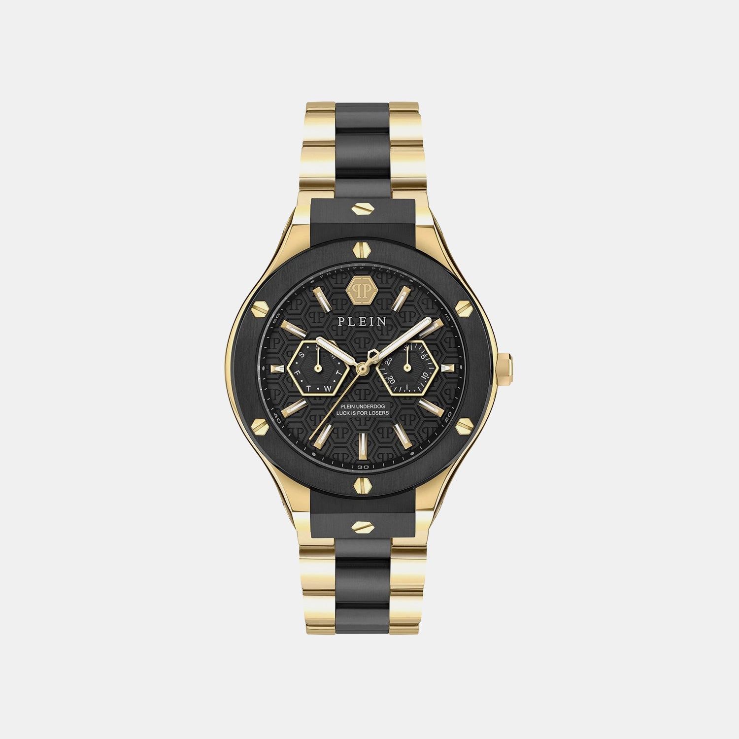 Men Quartz Black Dial Analog Stainless Steel Watch PW1GA0626