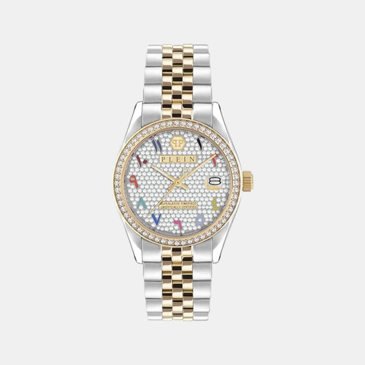 Women Quartz White Dial Analog Stainless Steel Watch PW2BA0123