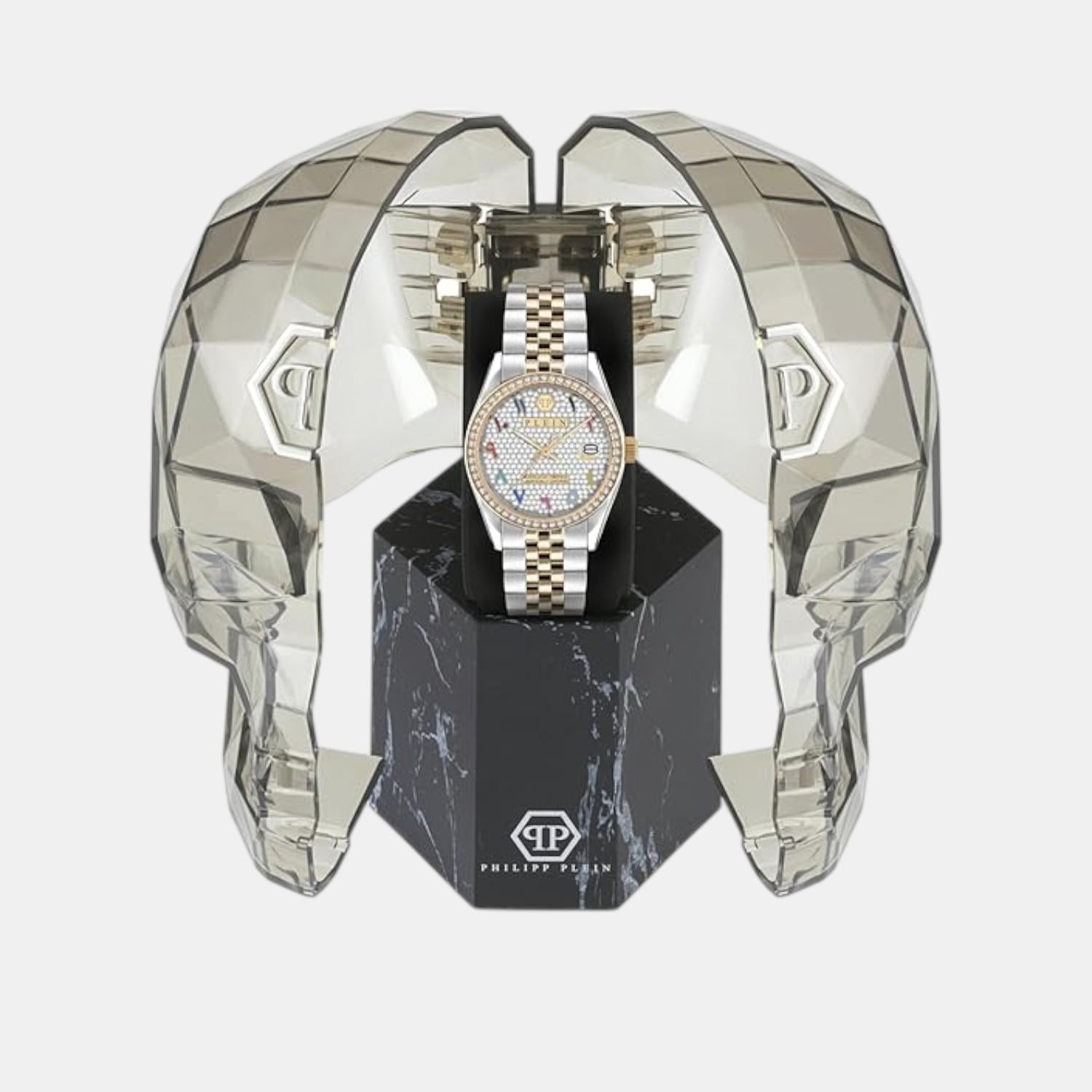 Women Quartz White Dial Analog Stainless Steel Watch PW2BA0123