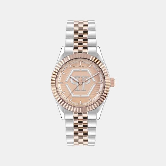 Women Quartz Rose Gold Dial Analog Stainless Steel Watch PW2BA0423