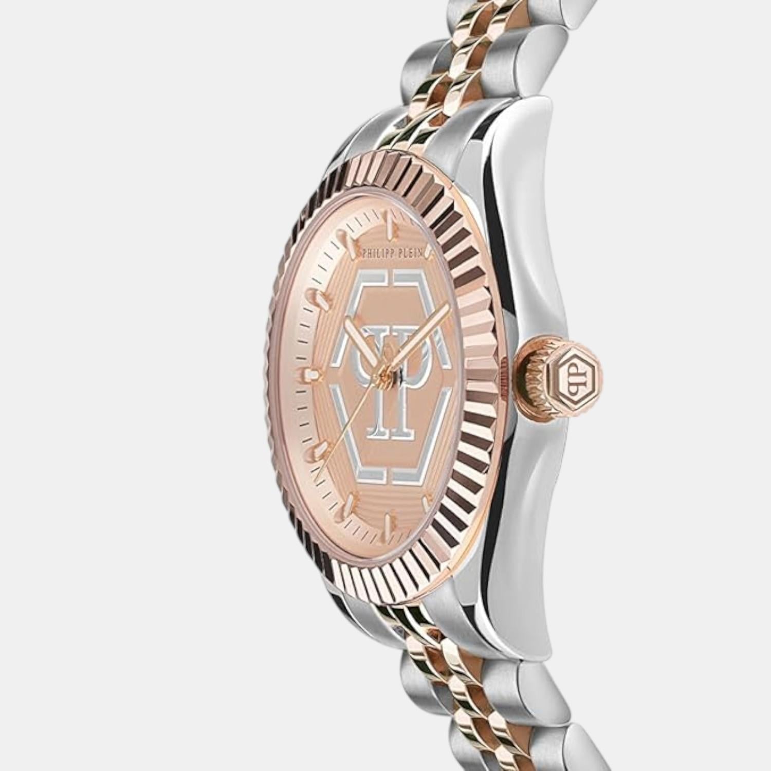 Women Quartz Rose Gold Dial Analog Stainless Steel Watch PW2BA0423
