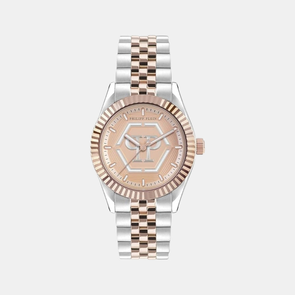 Women Quartz Pink Dial Analog Stainless Steel Watch PW2BA0423