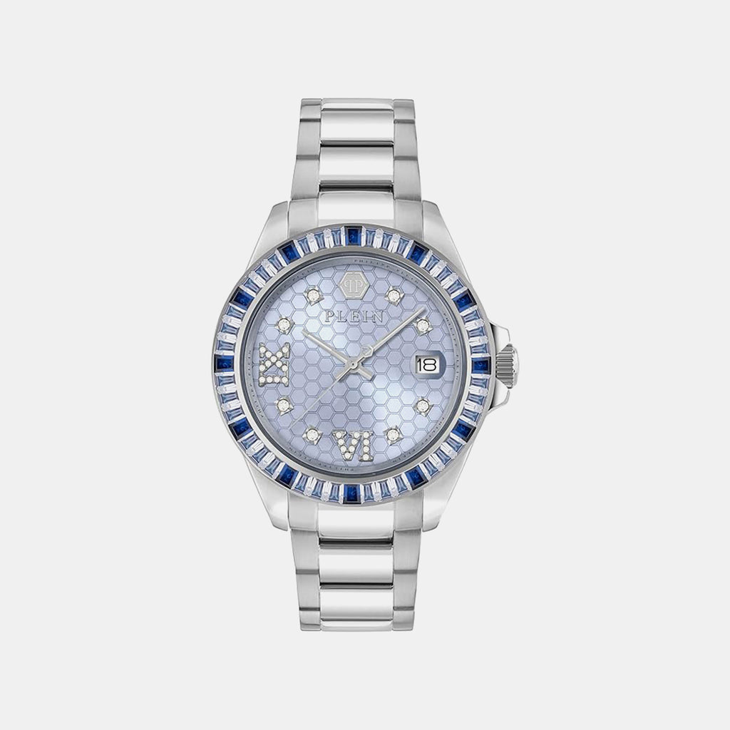 Women Quartz Light Blue Dial Analog Metal Watch PW2FA0125