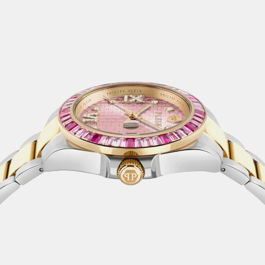 Lady Empire Women Quartz Pink Dial Analog Metal Watch PW2FA0325
