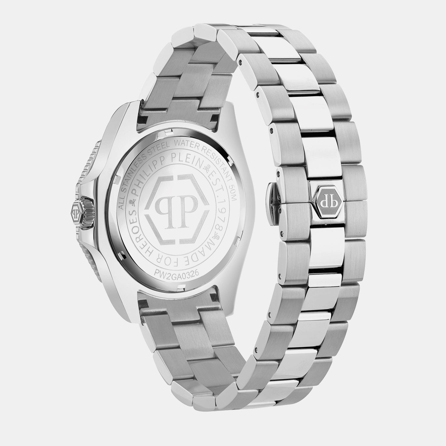 Men Quartz Grey Dial Analog Stainless Steel Watch PW2GA0326
