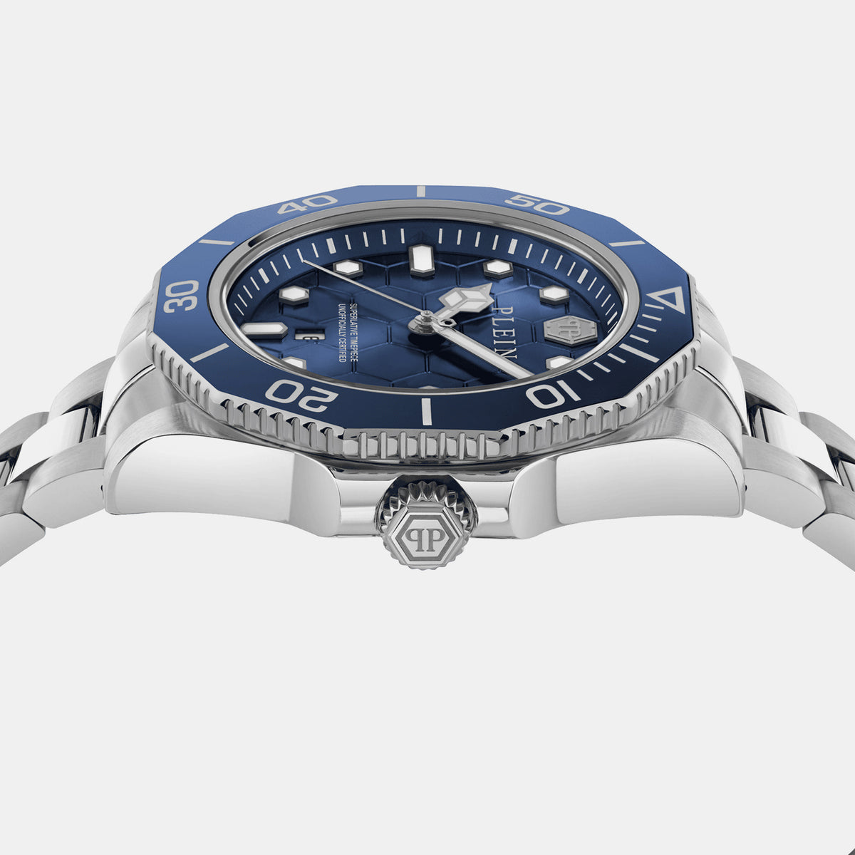 Aquastorm Men Quartz Blue Dial Analog Stainless Steel Watch PW2GA0426