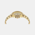 Women Quartz Gold Dial Analog Metal Watch PW4FA0525