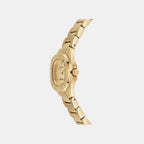 Women Quartz Champagne Dial Analog Metal Watch PW5FA0225