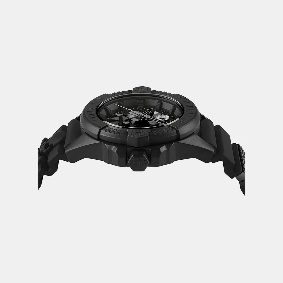 Aaa - The Skull Men Quartz Black Dial Analog Silicone Watch PWAAA0721