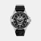 The $Kull Carbon Fiber Male Black Analog Silicon Watch PWAAA1622