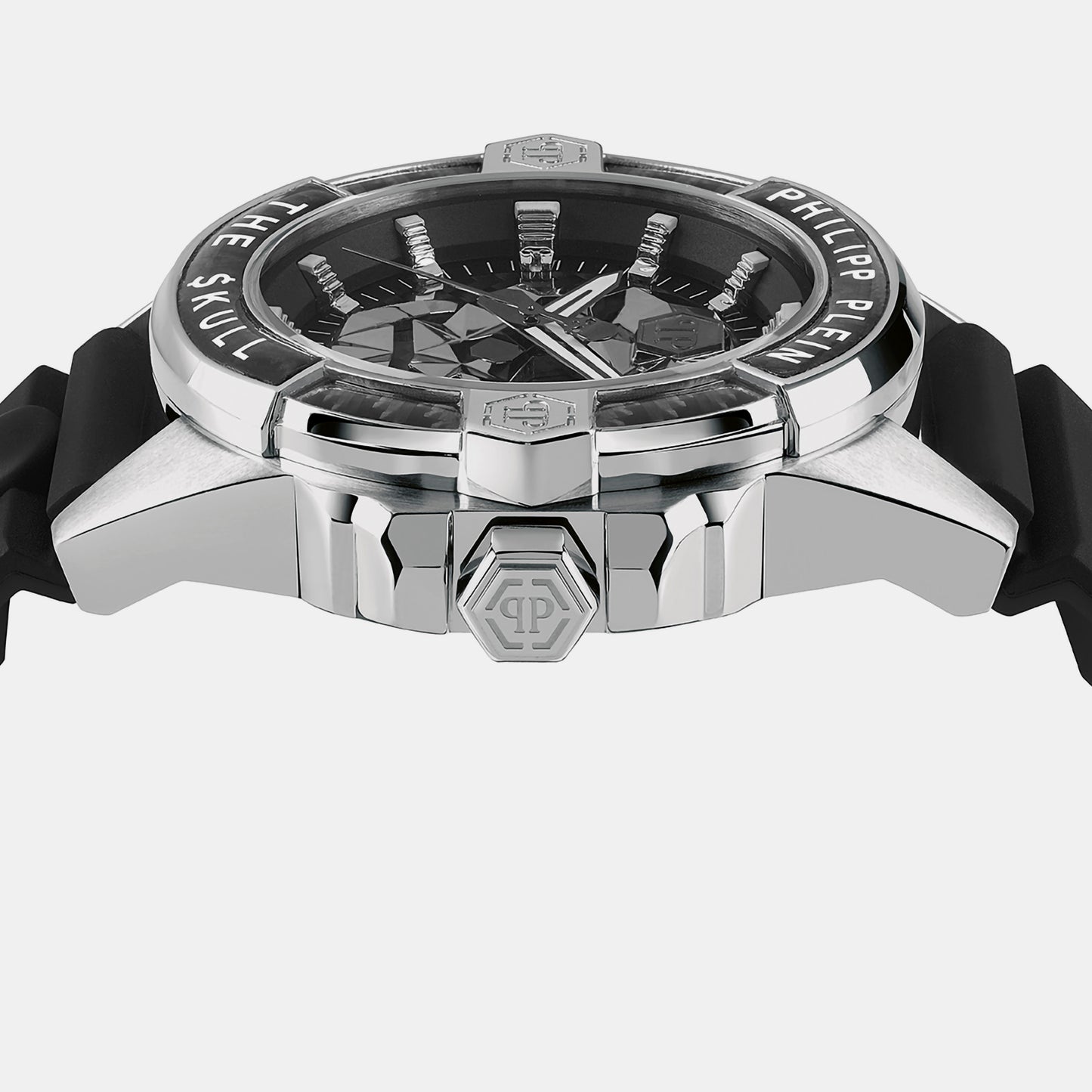 The $Kull Carbon Fiber Men's Black Analog Silicon Watch PWAAA1622