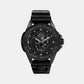 The $Kull Carbon Fiber Male Black Analog Silicon Watch PWAAA2022