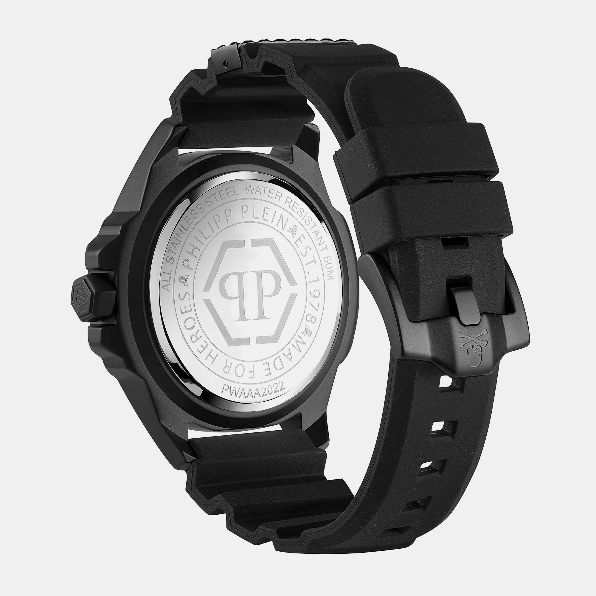 Philipp Plein Men Round Black watch