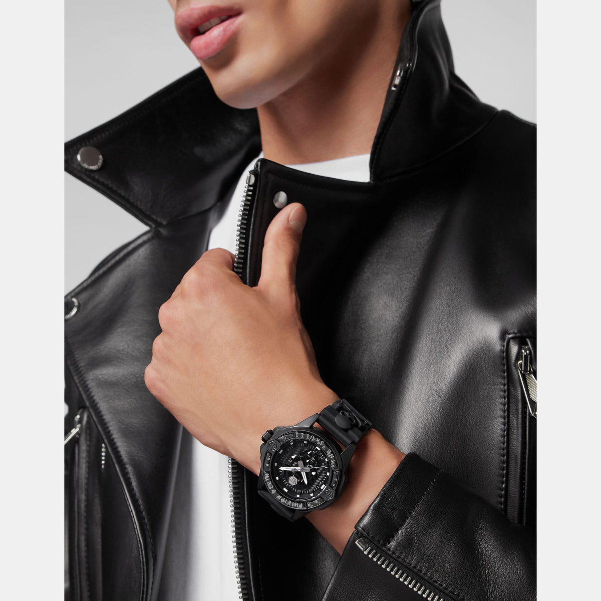 Philipp Plein Silicone Black watch