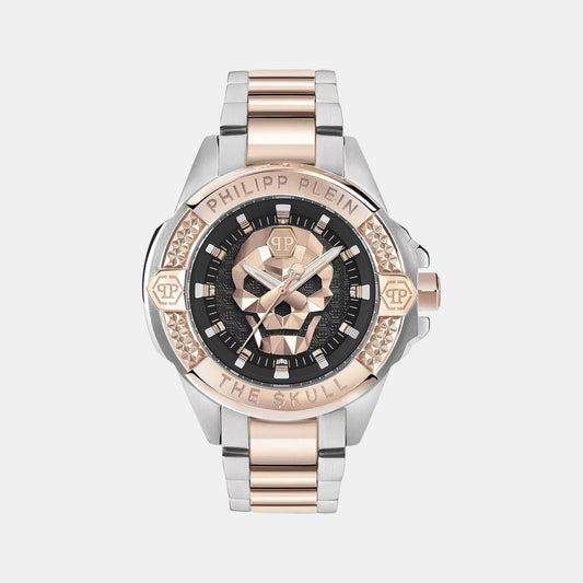 Men Quartz Brown Dial Analog Stainless Steel Watch PWAAA2925