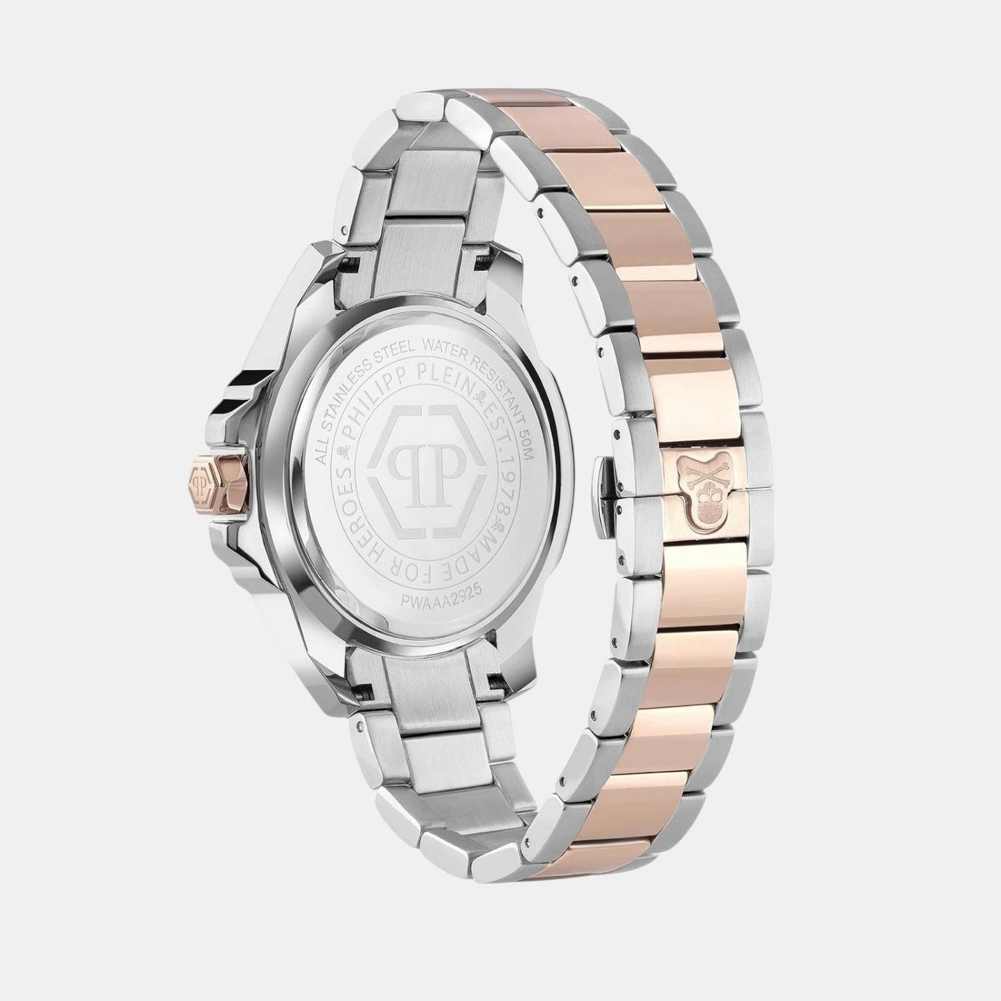 Men Quartz Brown Dial Analog Stainless Steel Watch PWAAA2925