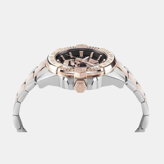 Men Quartz Brown Dial Analog Stainless Steel Watch PWAAA2925