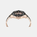 Men Quartz Black Dial Analog Stainless Steel Watch PWAAA3125